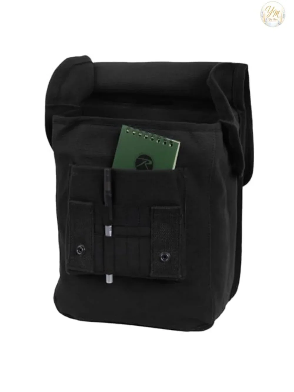 Canvas Map Case Shoulder Bag with Organizer Pocket